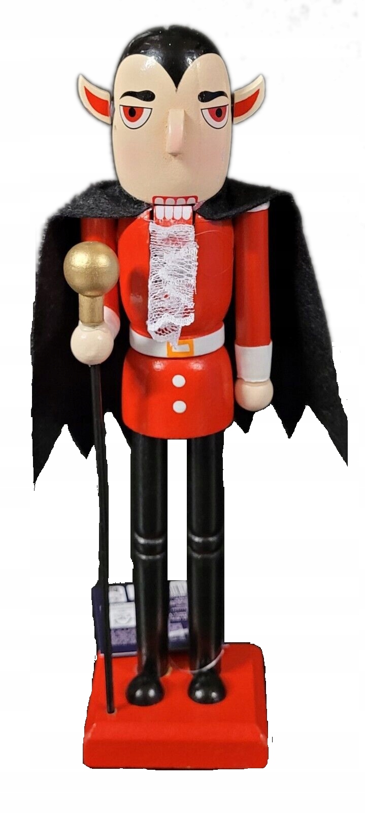 Louskáček dřevěný Halloween dekorace upír Vlad Dracula 25 cm