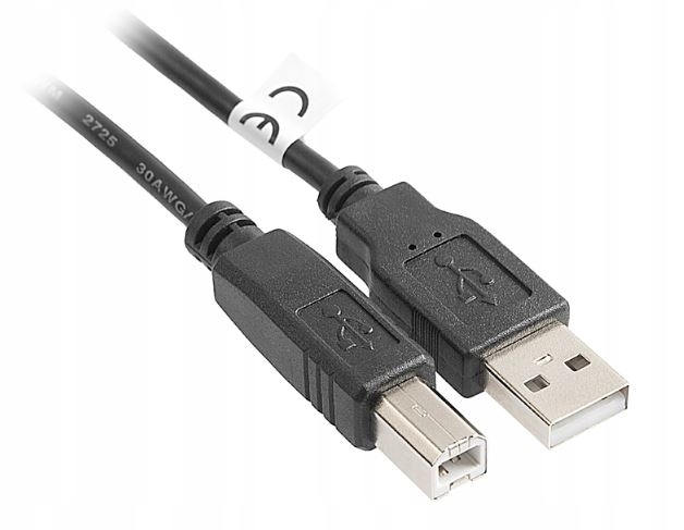 

Kabel Usb A-b Do Drukarki Skanera Przewód 1.8m