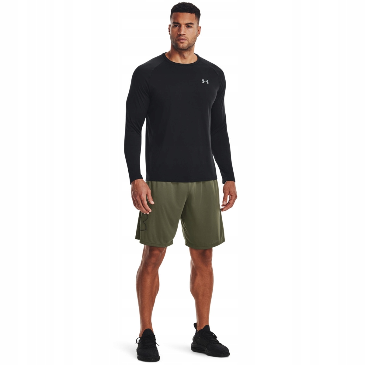 Męskie spodenki treningowe Under Armour Tech Graphic Short Oliwkowy L