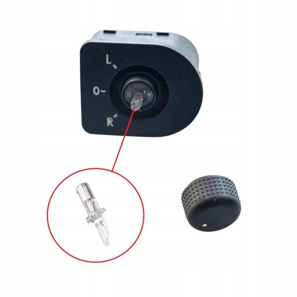 PRZEŁĄCZNIK REGULACJI LUSTEREK NAPRAWA SKODA VW