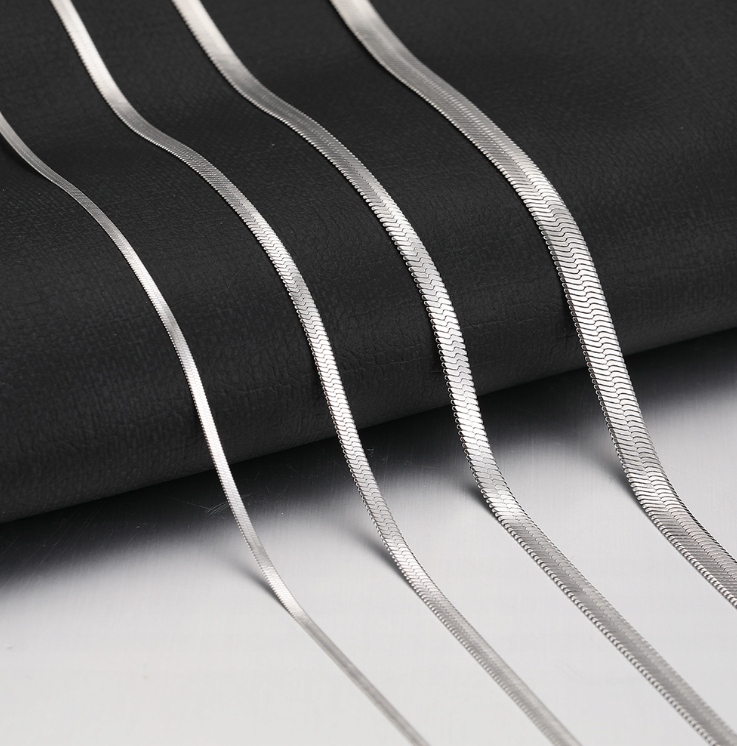 Łańcuszek Żmijka Stal Szlachetna 316L Wąż 2mm 45cm