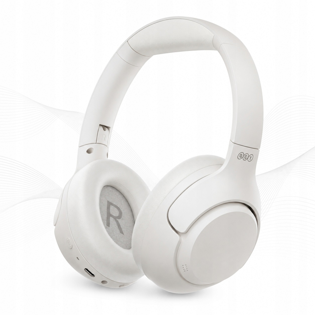 QCY H3 ANC Nauszne Bluetooth 5.3 Biały