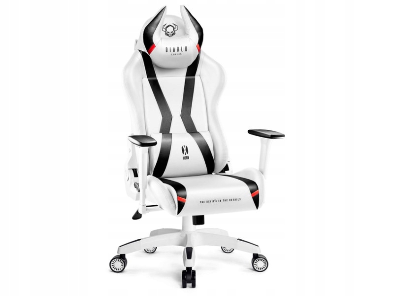 

Fotel Diablo Chairs X-Horn 2.0 (L) Biało-czarny