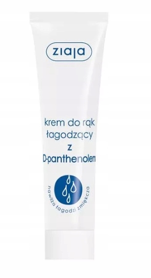 Ziaja, do rąk, Krem łagodzący z D-panthenolem, 100ml