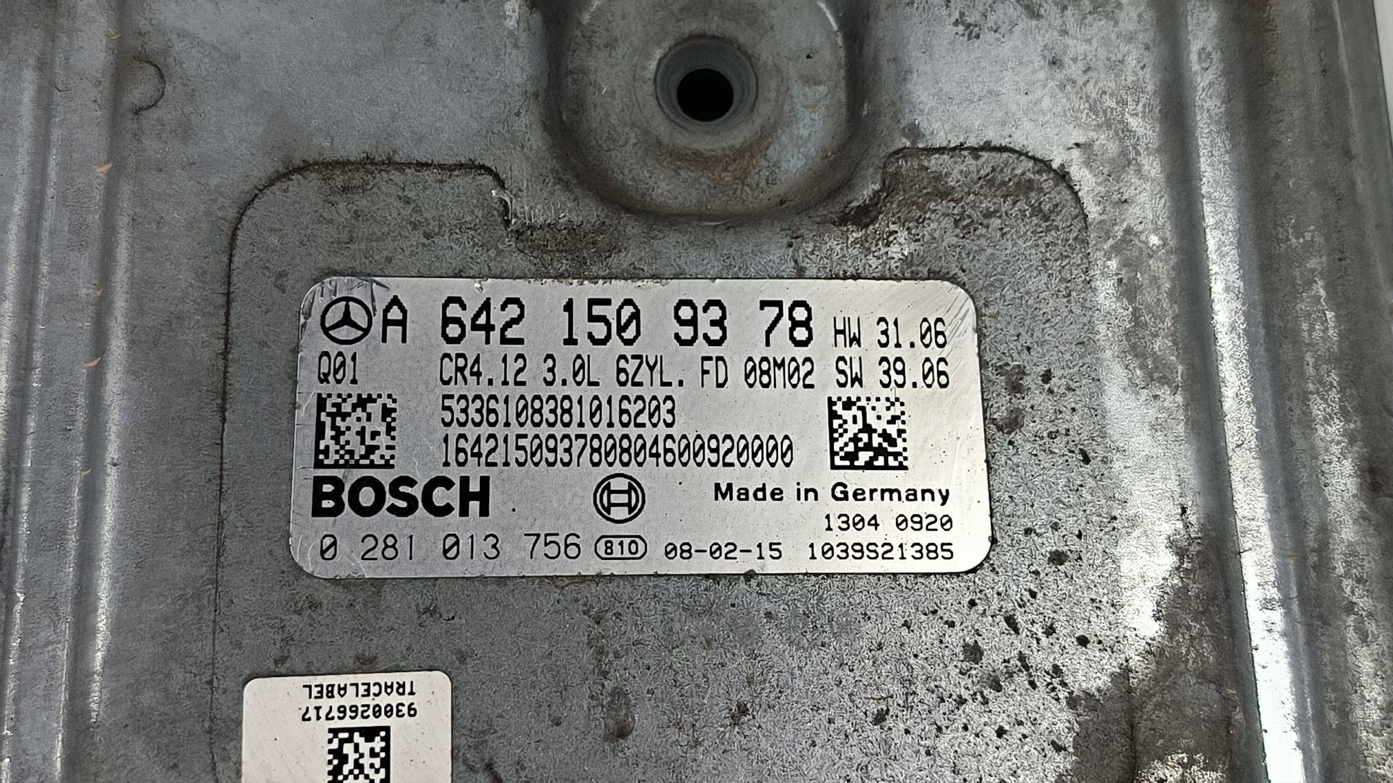 computer Motore ECU A6421509378 3.0 CDI MERCEDES-BENZ ML W164