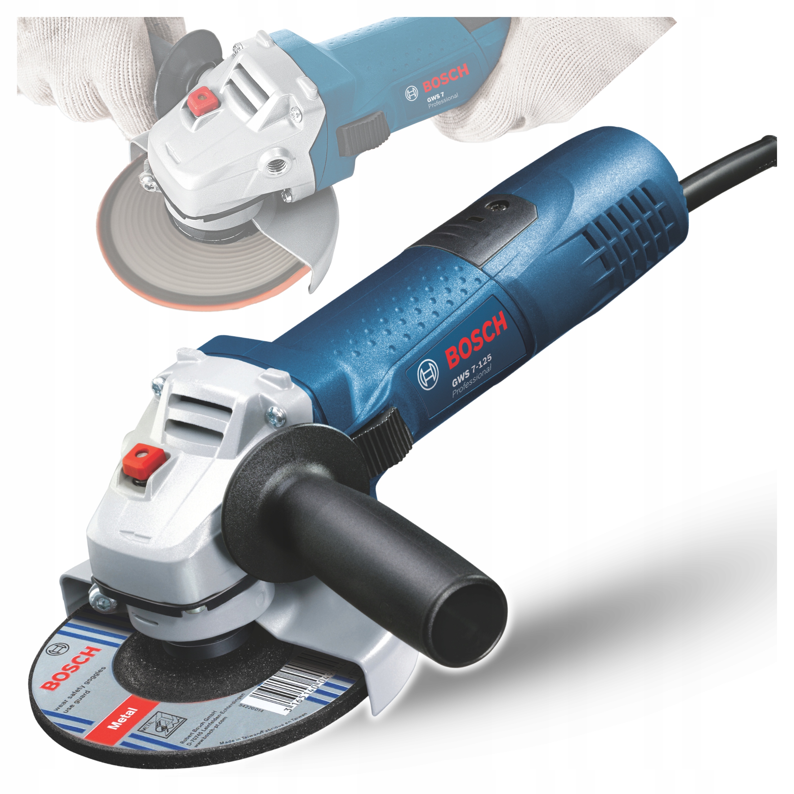 Bosch Professional Gws 7-125 Szlifierka kątowa sieciowa 720W 0601388108
