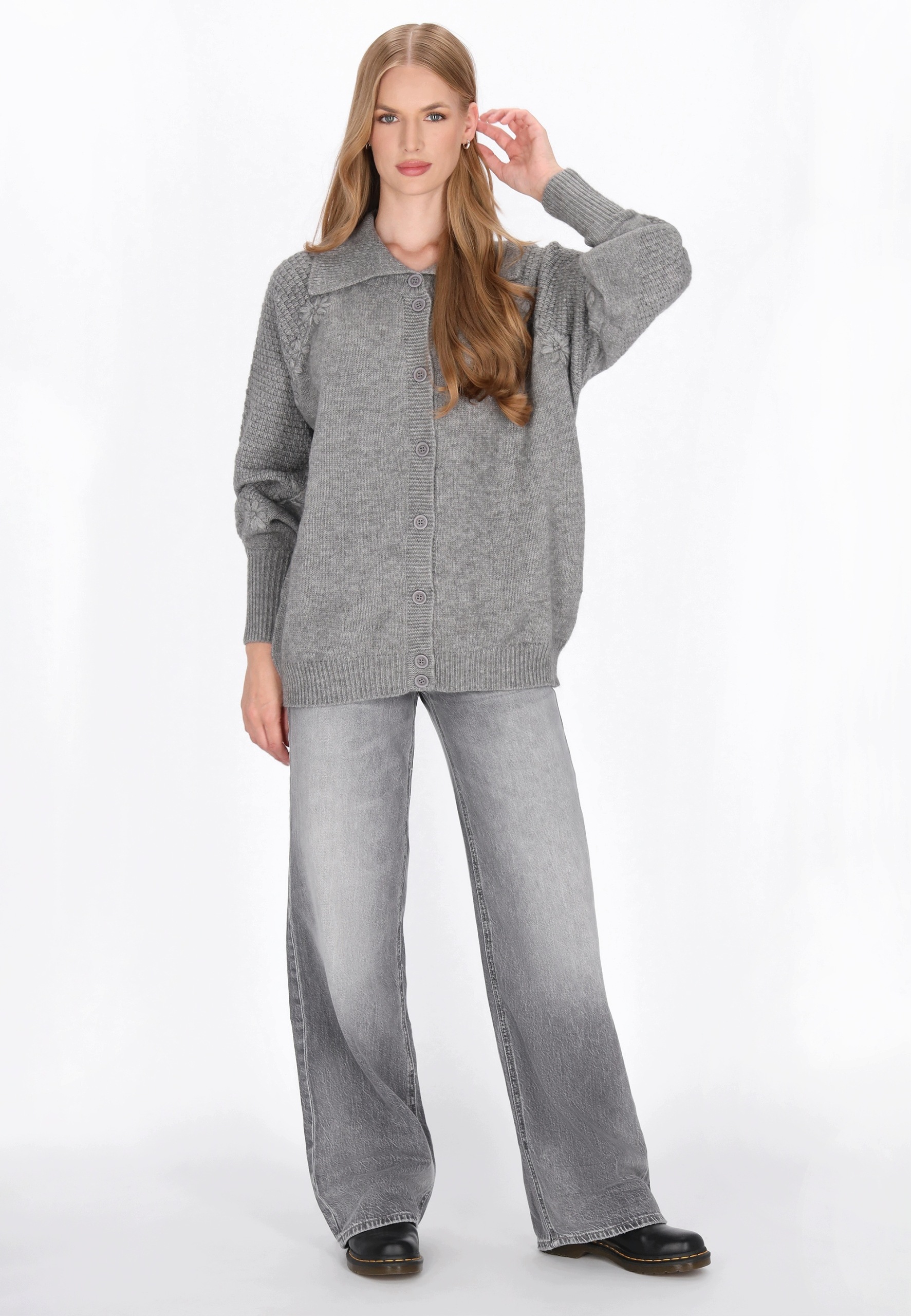 Saporta dámský svetr šedý, XL/XXL
