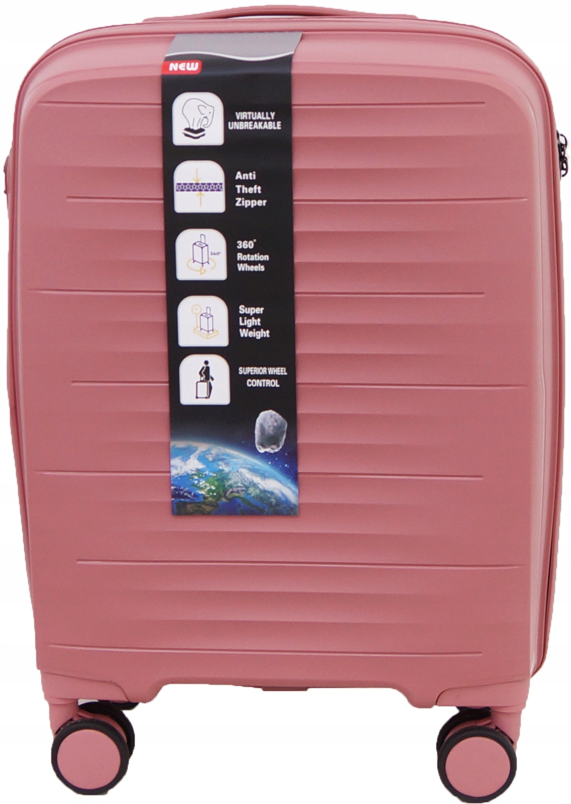 Walizka Mała Na Kółkach Podróżna Gravitt Polipropylen 251 Twarda Torba Exp