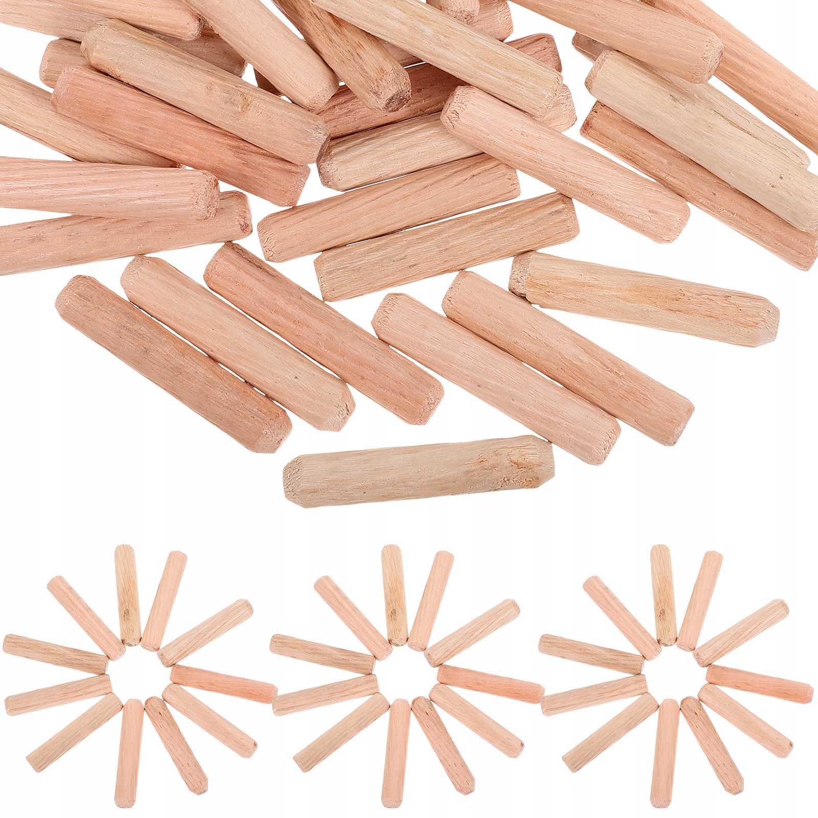 DREWNIANY KOŁEK WPUSZCZANY I CZOPOWY