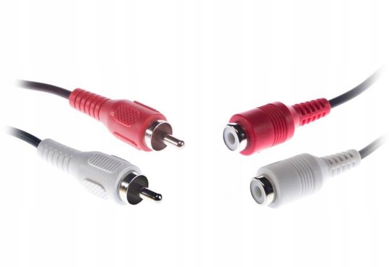 

Kabel 2xCHINCH(M) - 2xCHINCH(F) Przedłużacz 2,5M