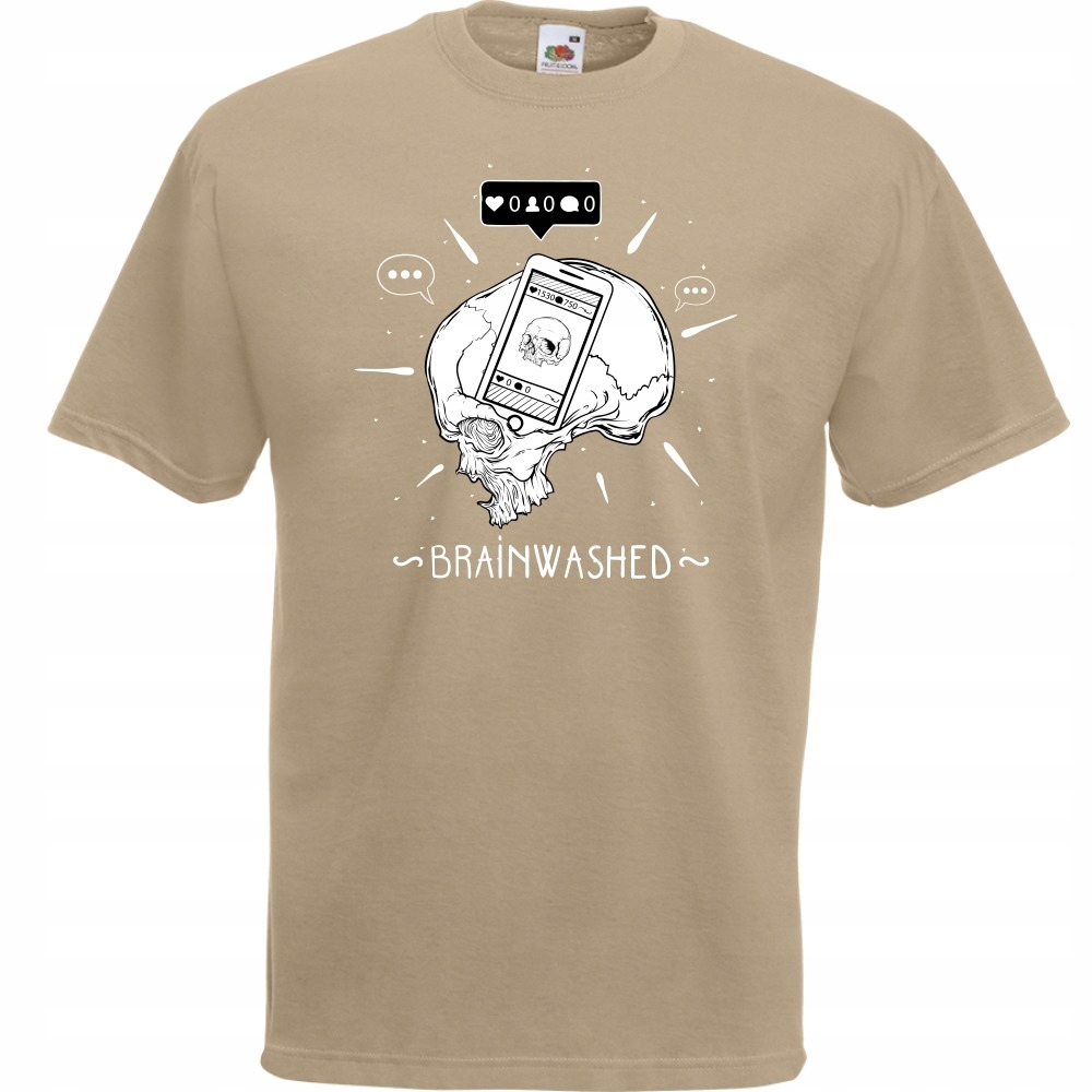 

Koszulka Brainwashed social media XL khaki