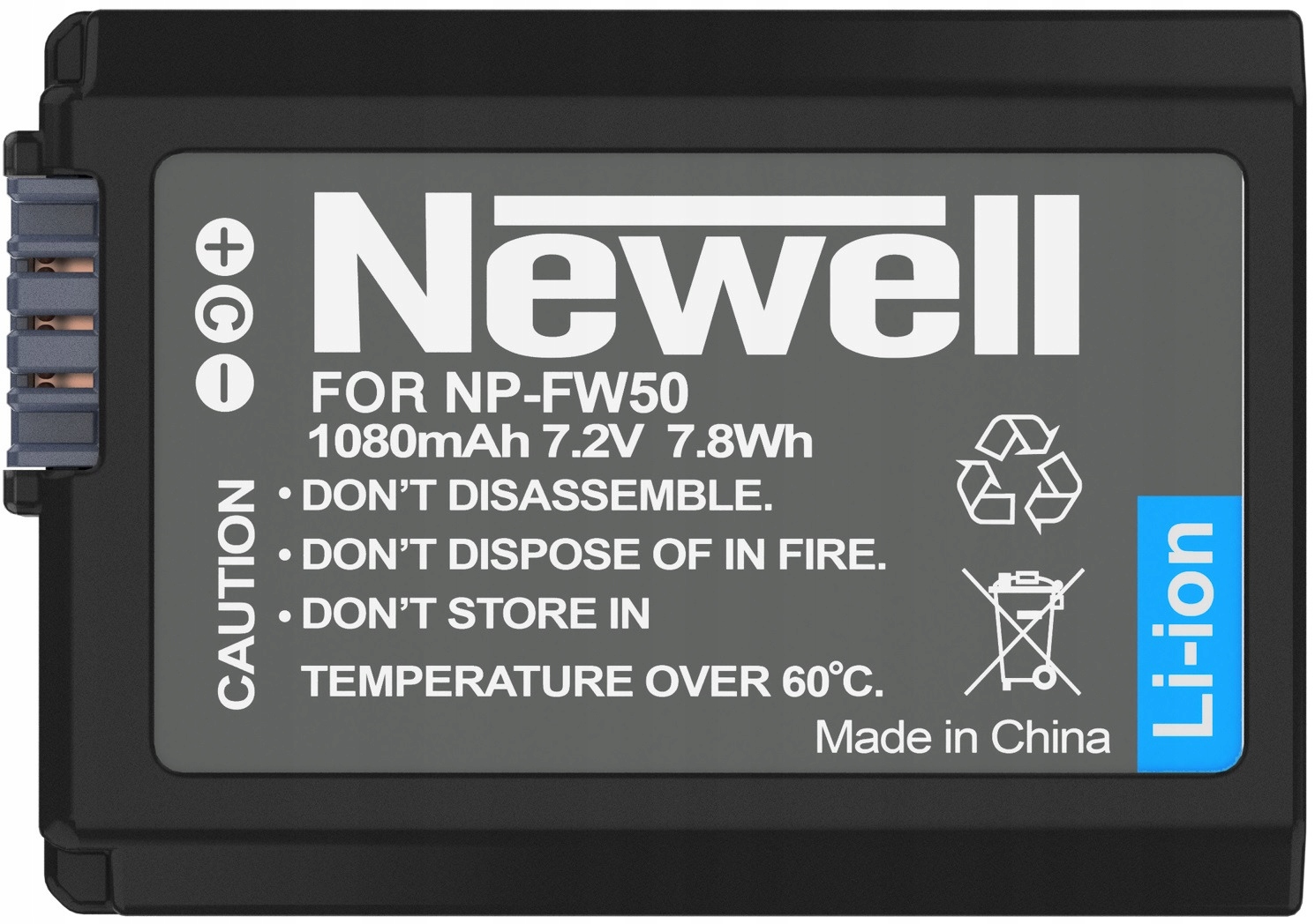 

Akumulator Newell 1080 mAh do Sony NP-FW50