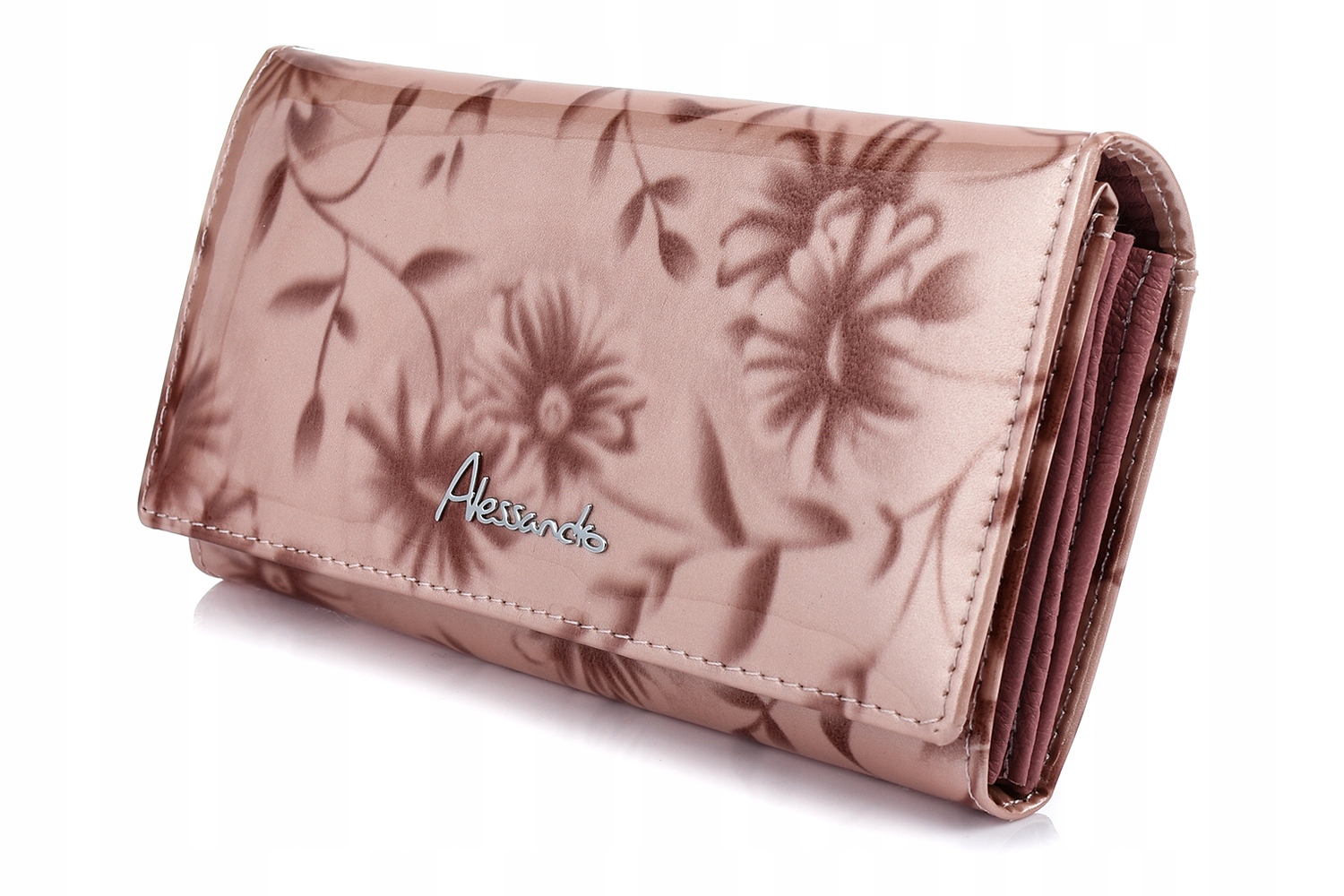 

Skórzany portfel damski rozbudowany Premium RFiD