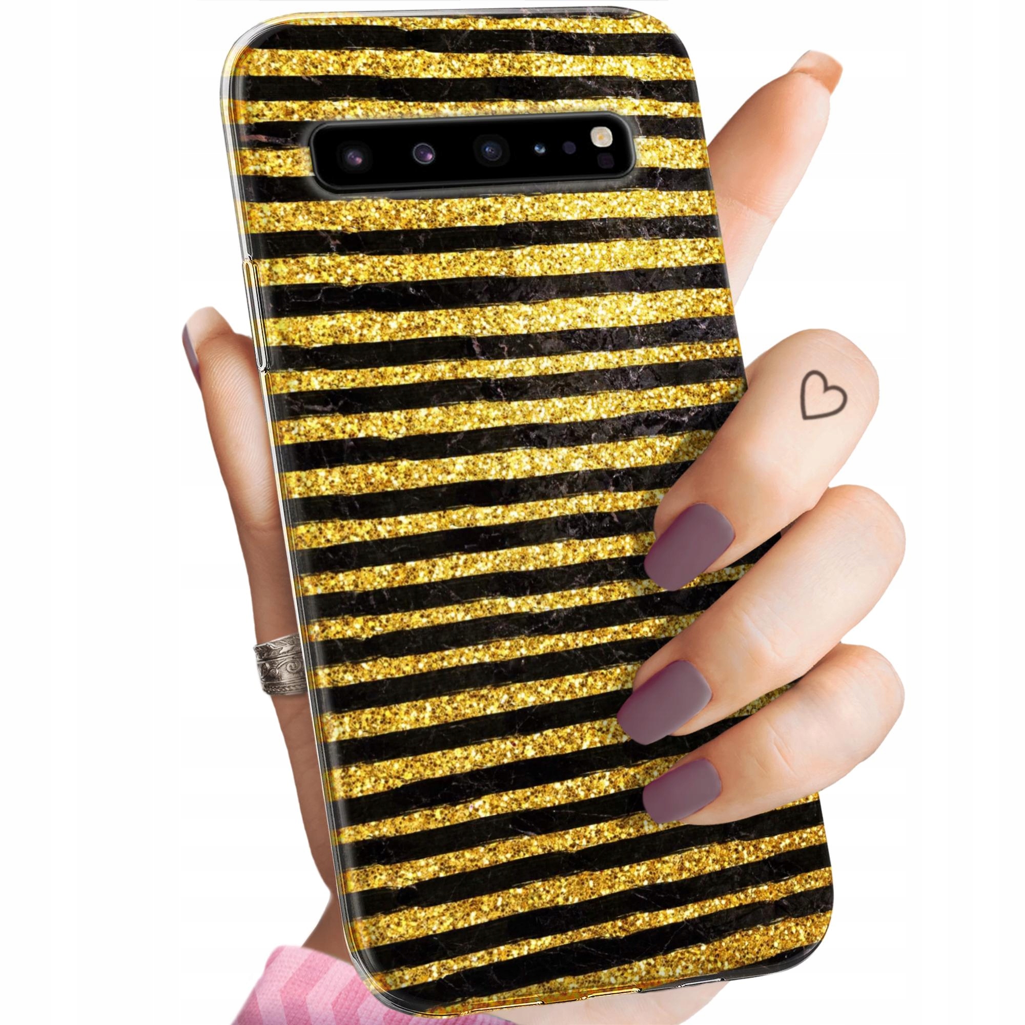 Etui Do Samsung Galaxy S10 5G Złoto Gold Rich Obudowa Pokrowiec Case