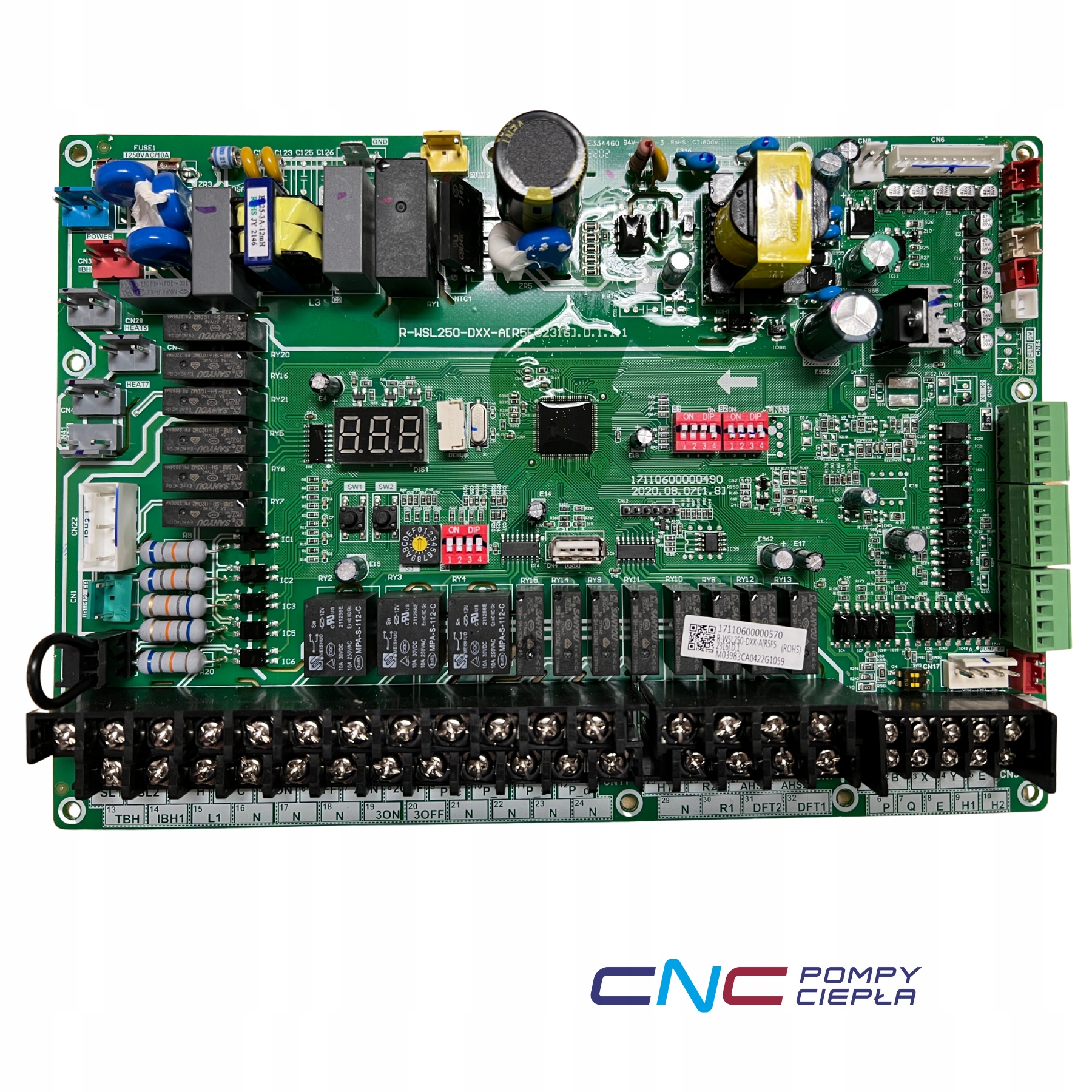 17110600000570 – Oryginalna płyta główna / sterownik do pompy ciepła York