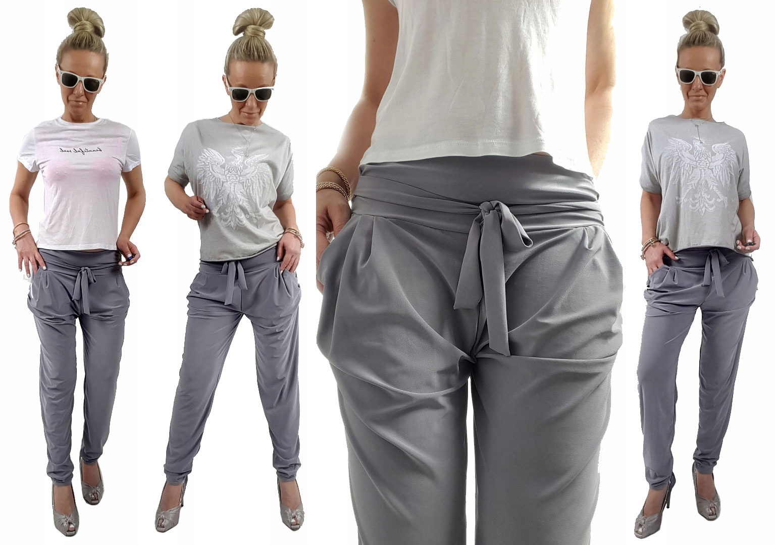 SPODNIE HAREMKI CYGARETKI BRYCZESY ALLADYNKI BAGGY