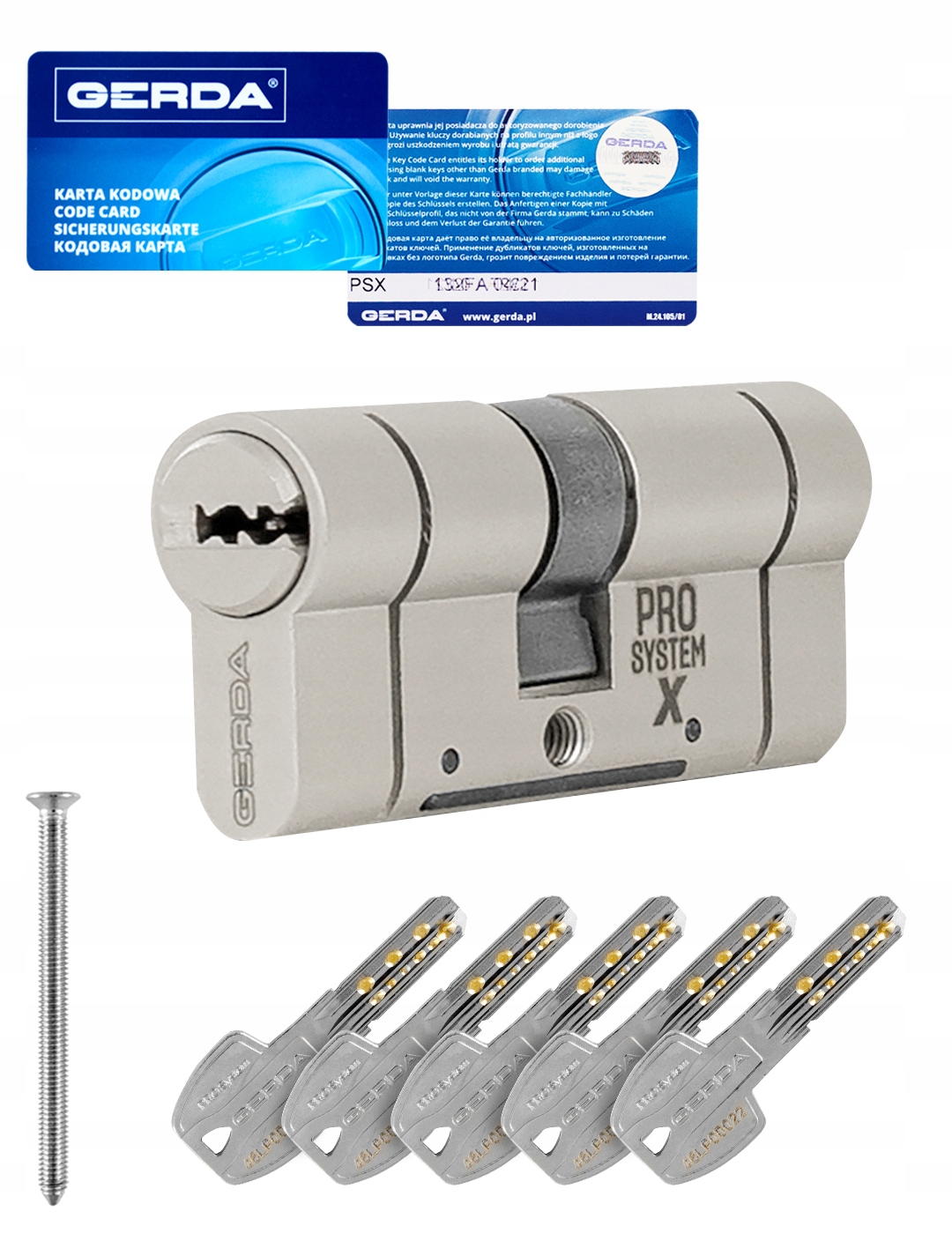 Vložka 35/55 Pro systém nikel trieda 6 Gerda Psx