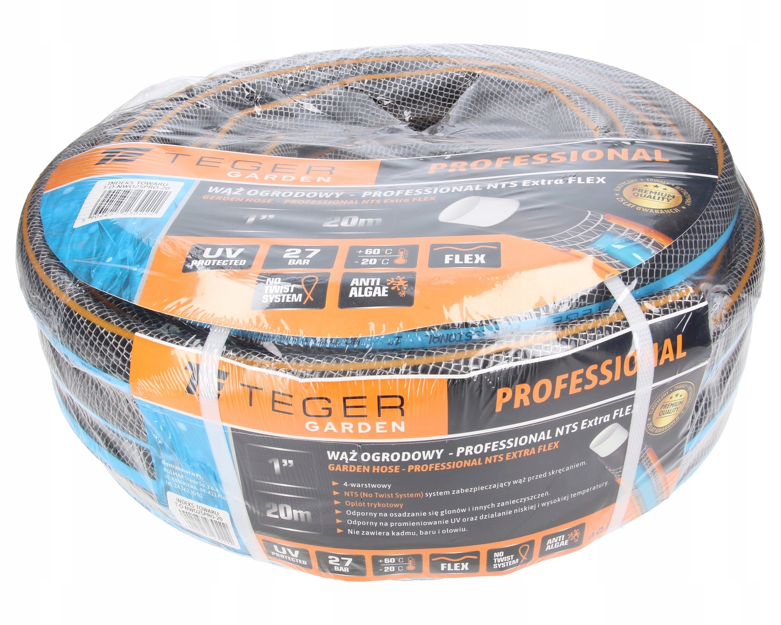 Zahradní hadice 1 palec 20m Teger Professional Flex