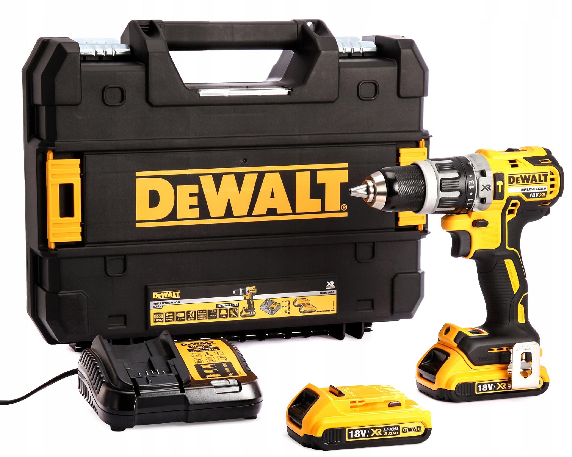 

Wiertarko-wkrętarka DCD796D2 2x2.0 Ah DeWALT