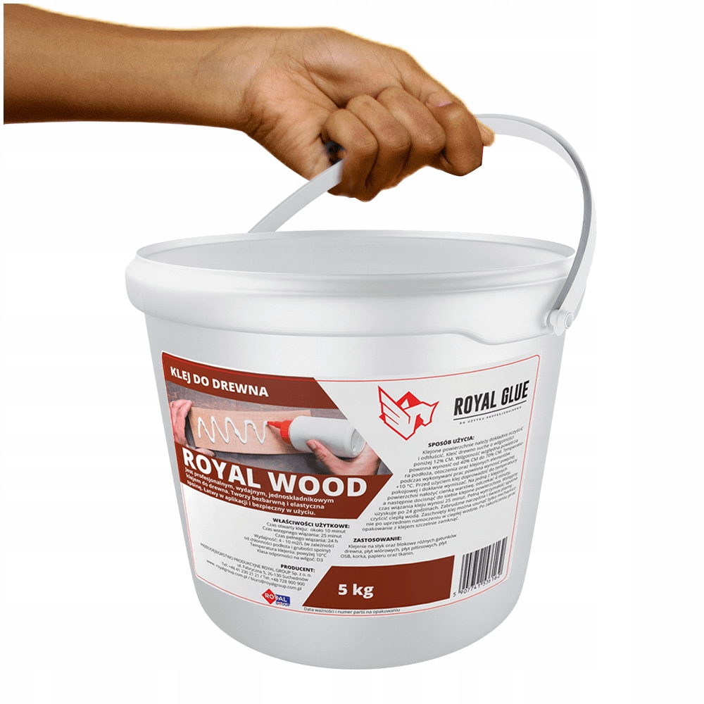 Truhlářské Lepidlo Na Dřevo 5 kg třídy D3 Profesionální lepidlo na dřevo