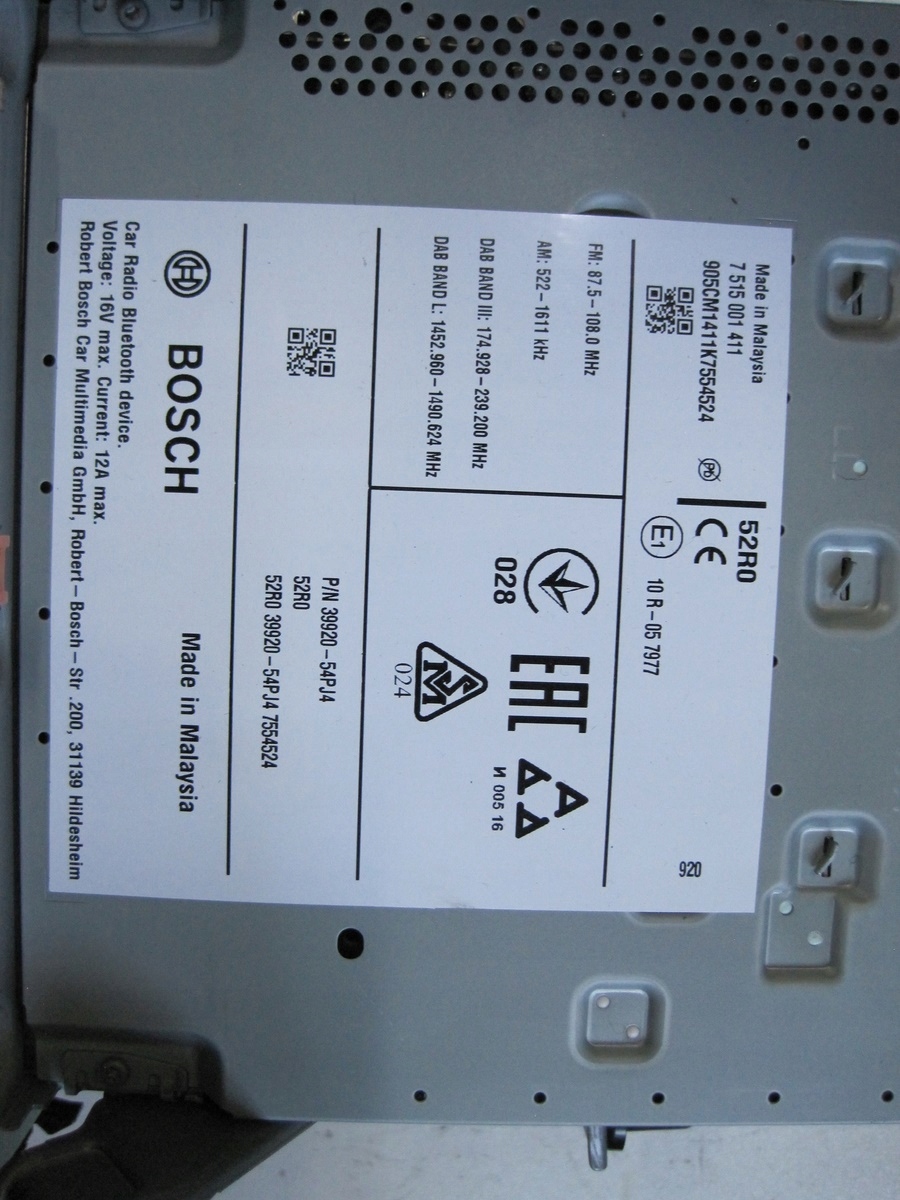 RADIO Navigation SUZUKI VITARA III 39920-54PJ4