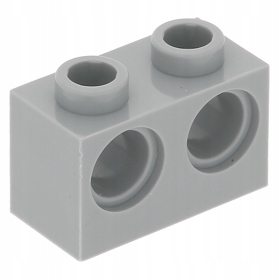 

Lego Klocek 1 x 2 z otworami 32000 Jasnoszary Nowy