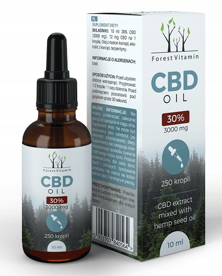 

Olejek Konopny Cbd 30% 3000mg Certyf Full Spectrum
