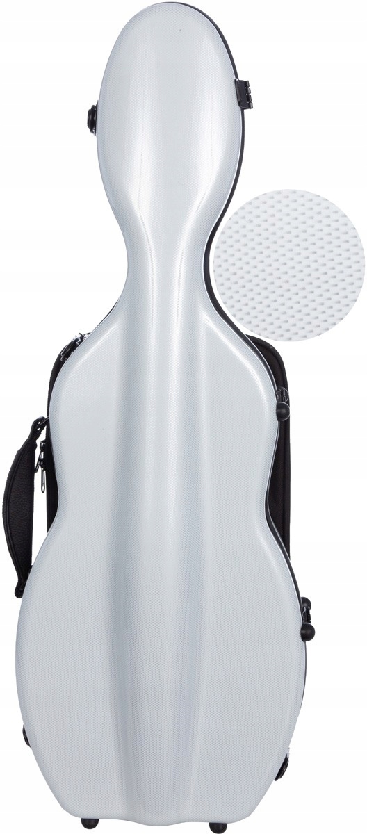 Houslový kufr s houslemi 4/4 M-case Stříbrný Poi