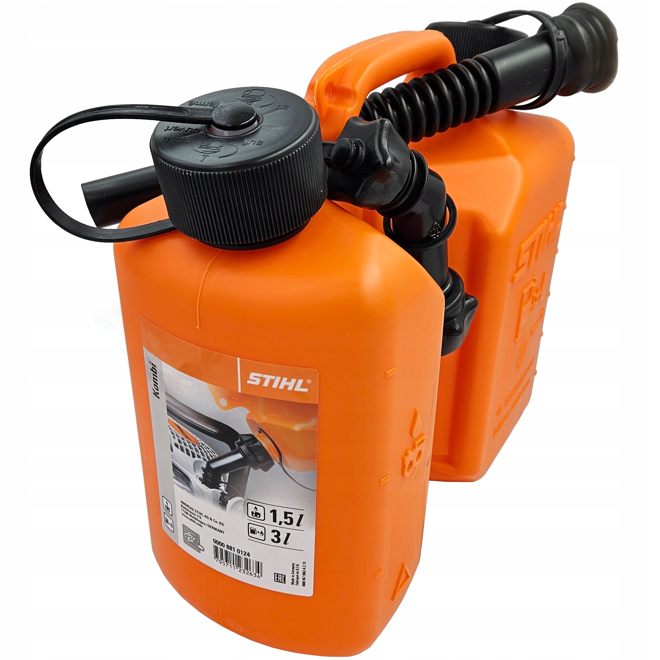Kanister Kombi Stihl 3/1,5L Pomarańczowy Do Paliwa I Oleju