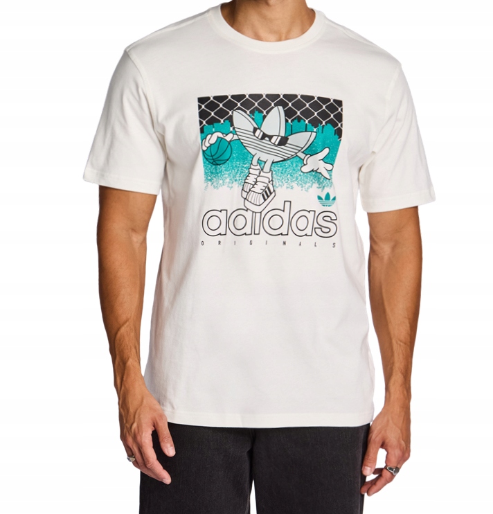 3307 Koszulka Męska Adidas Originals T-shirt Bball Treffy Tee M
