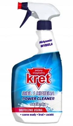 

Kret Płyn do mycia łazienki spray Skuteczny, 620ml