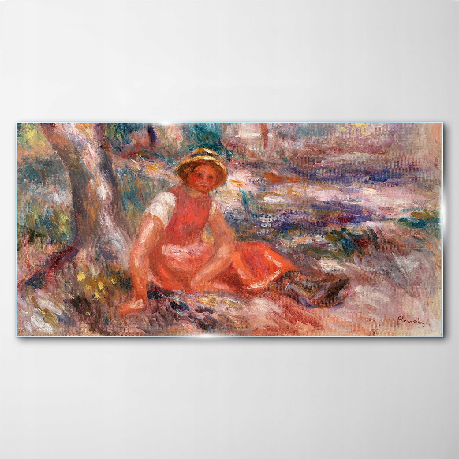 

Foto-obraz szklany na ścianę Kobiety las 140x70 cm