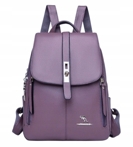 PLECAK DAMSKI SKÓRZANY DO SZKOŁY PRACY VINTAGE