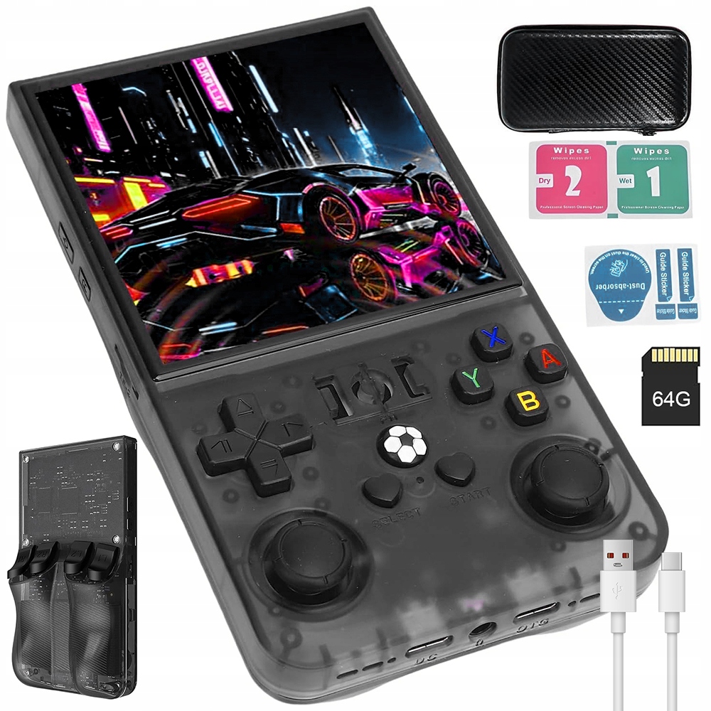 Konsola Retro 20000 Gier 64GB Pamieci 3 5IN Ips Szybka Ladowanie