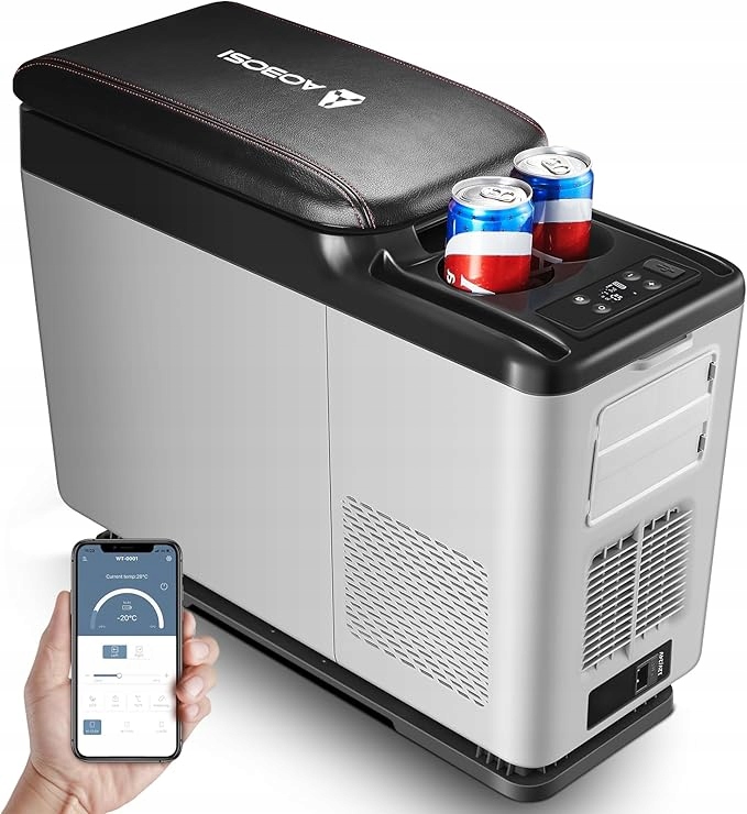 Aaobosi Chladicí kompresor 15 l, elektrická chladnička do -15°C