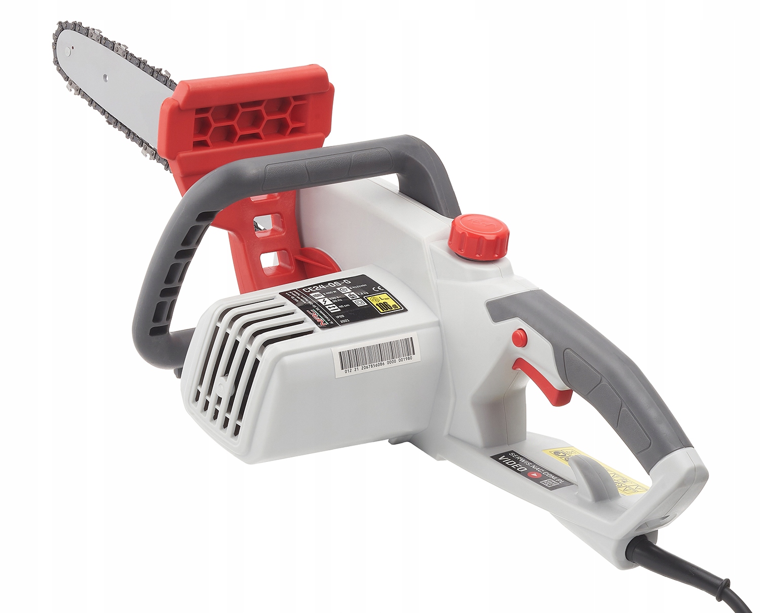 NAC PIŁA PILARKA ELEKTRYCZNA SDS CE24 2400W OREGON Cechy dodatkowe automatyczne smarowanie łańcucha bezkluczykowy naciąg łańcucha