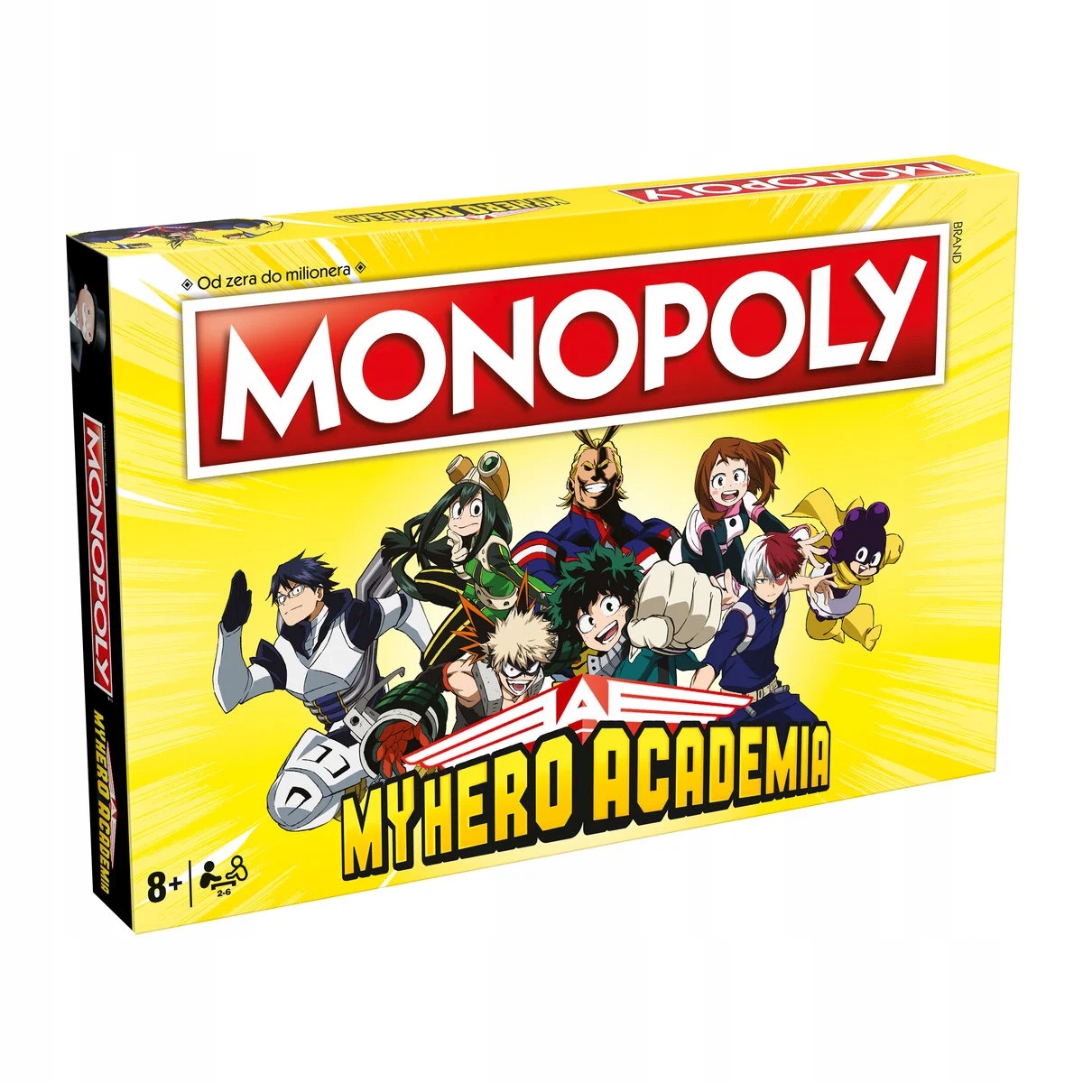 Gra planszowa Monopoly My Hero Academia Hasbro Polska Wersja