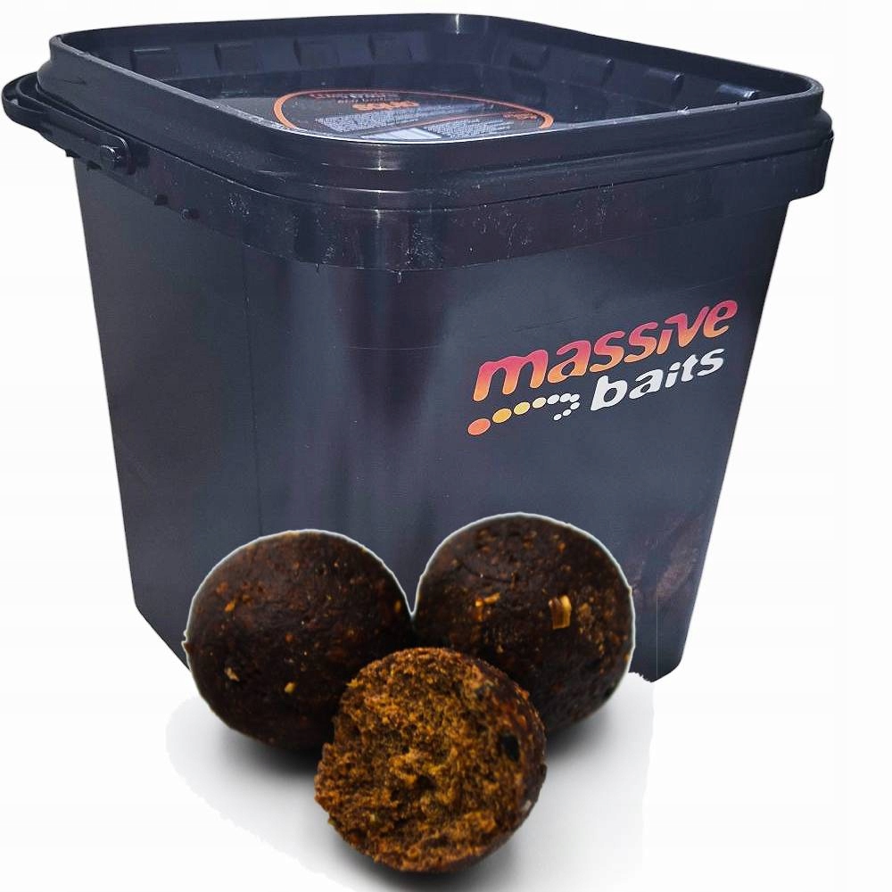 Kulki Proteinowe Massive Baits Eco 18mm Squid wiadro 3kg