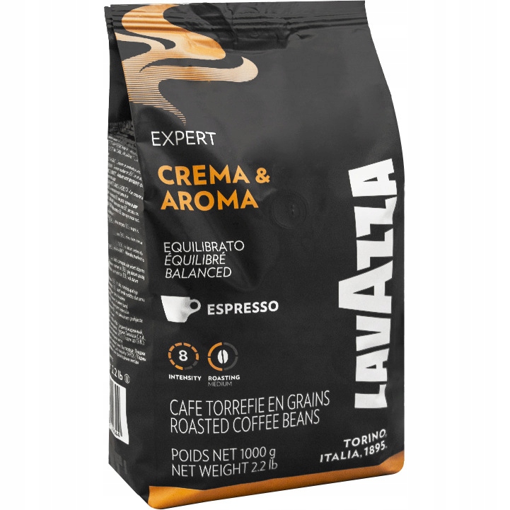 Levně Káva Lavazza Crema V Aroma Espresso Vending Expert 1 kg zrnková