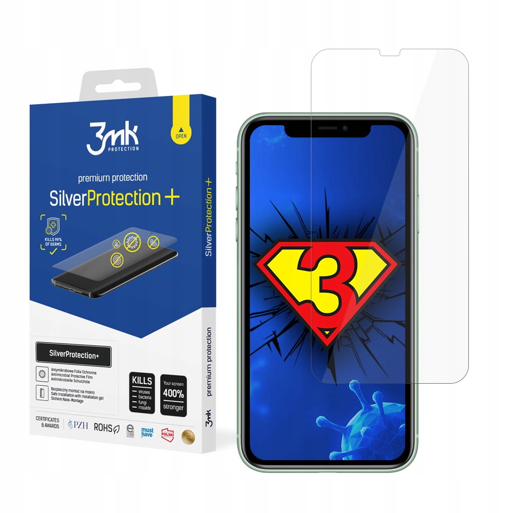 

Folia 3MK do iPhone 11/ Xr Pro Silver Protection +
