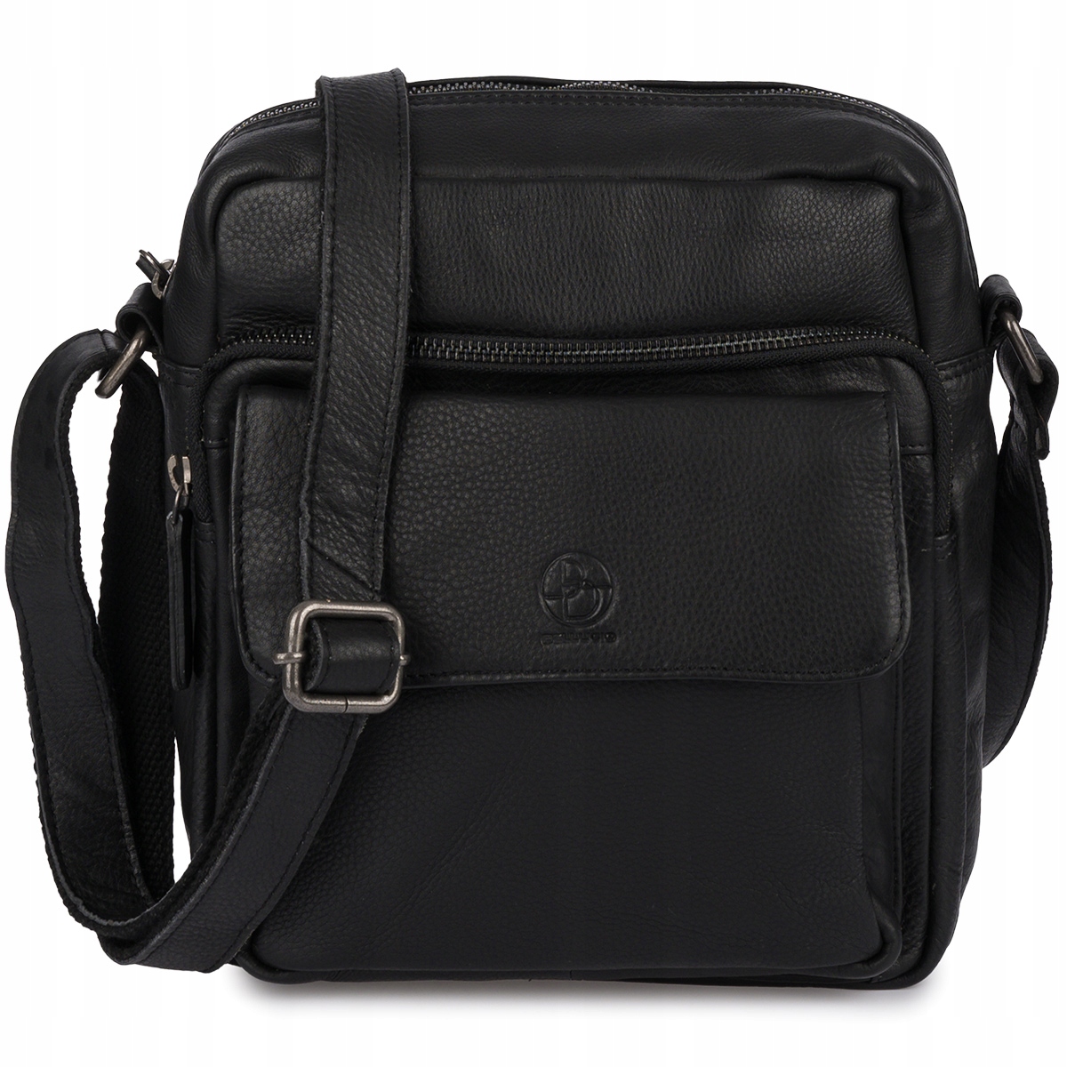 Černá kožená taška Amadeo VIII