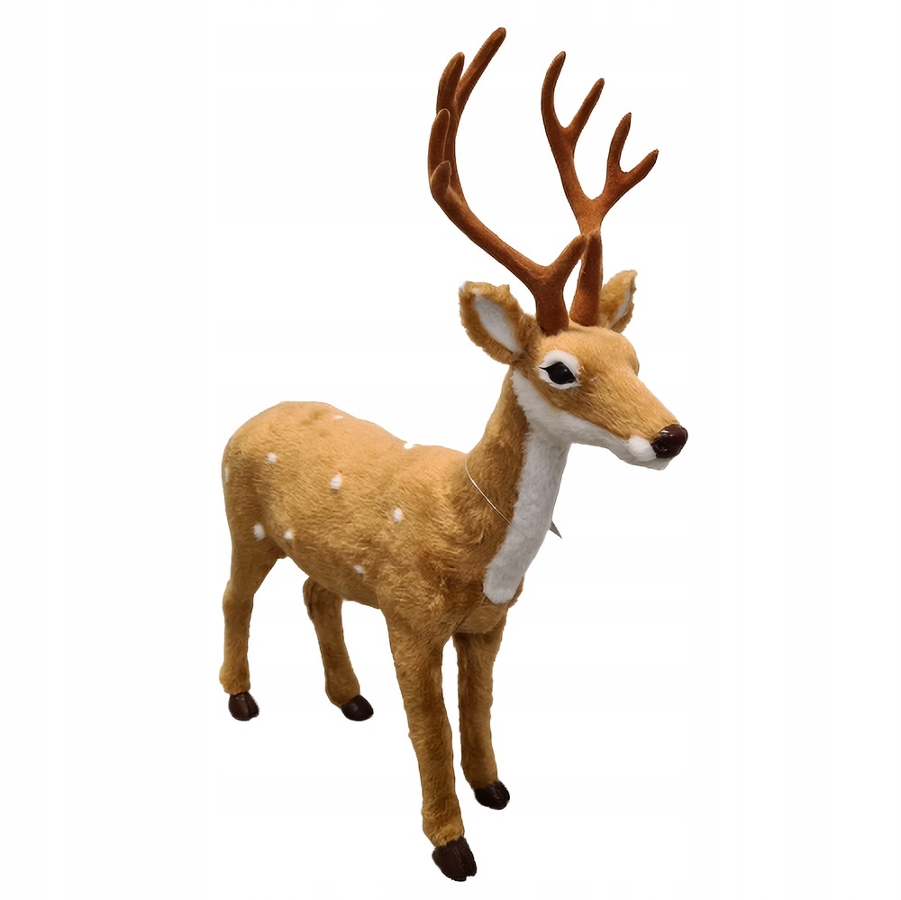 

Figurka Jeleń Renifer świąteczna futerko 39 cm