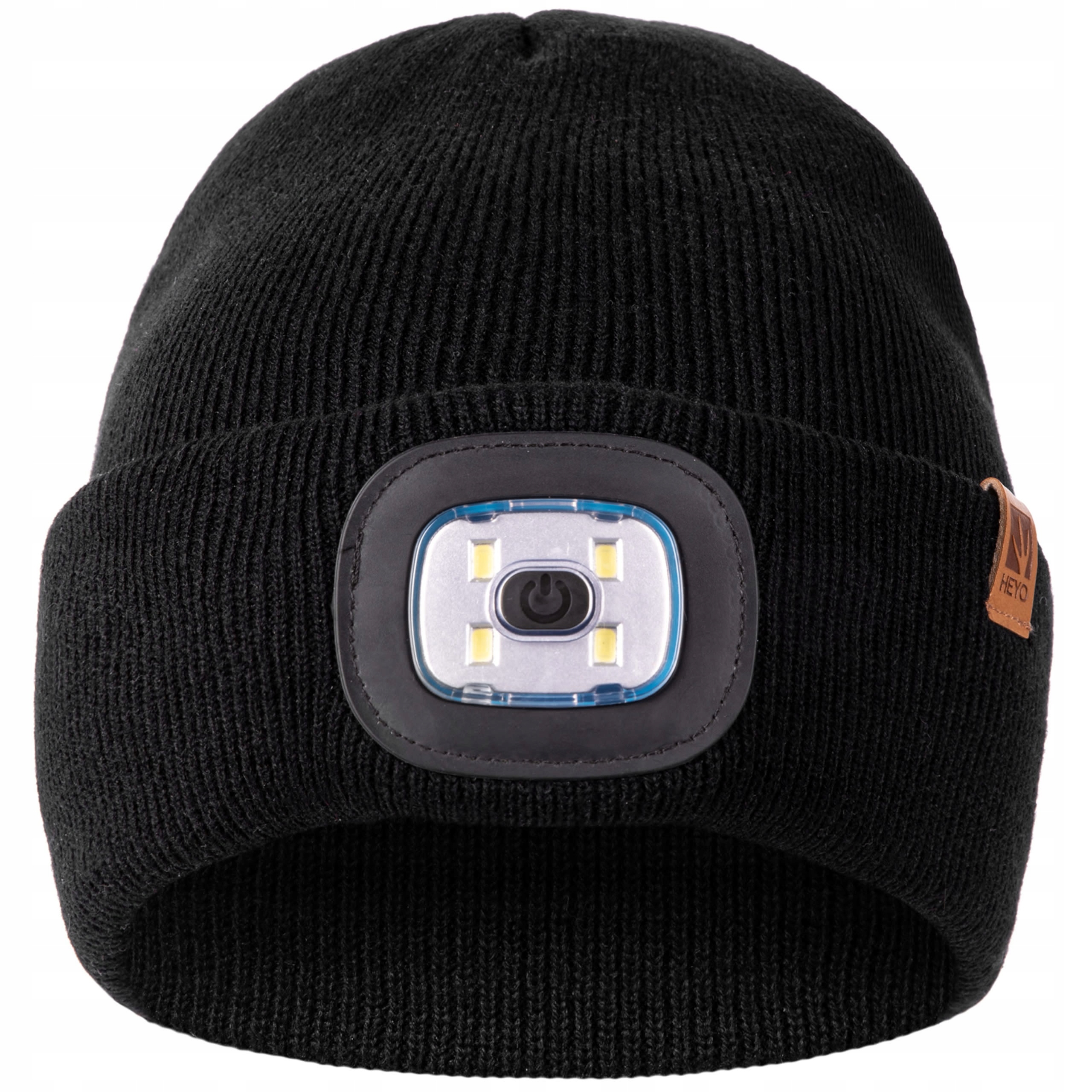 CZAPKA MĘSKA ZIMOWA ROBOCZA Z LATARKĄ LED WYWIJANA DWUWARSTWOWA SPORTOWA Kod producenta HCU005