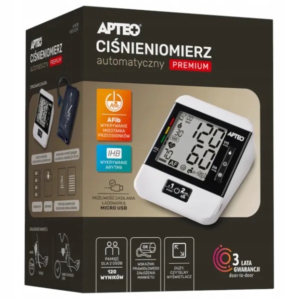 

Cisnieniomierz Automat Naramienny Apteo Premium