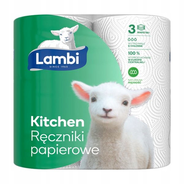 Ręczniki papierowe 3-warstwowe Lambi Kitchen Nazwa Lambi Kitchen