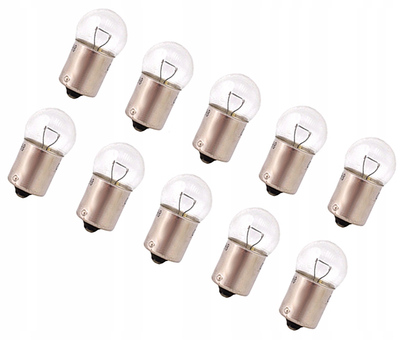 

R10W G5M49 12V 10W BA15S Postojówka 10 Szt. Żarówk