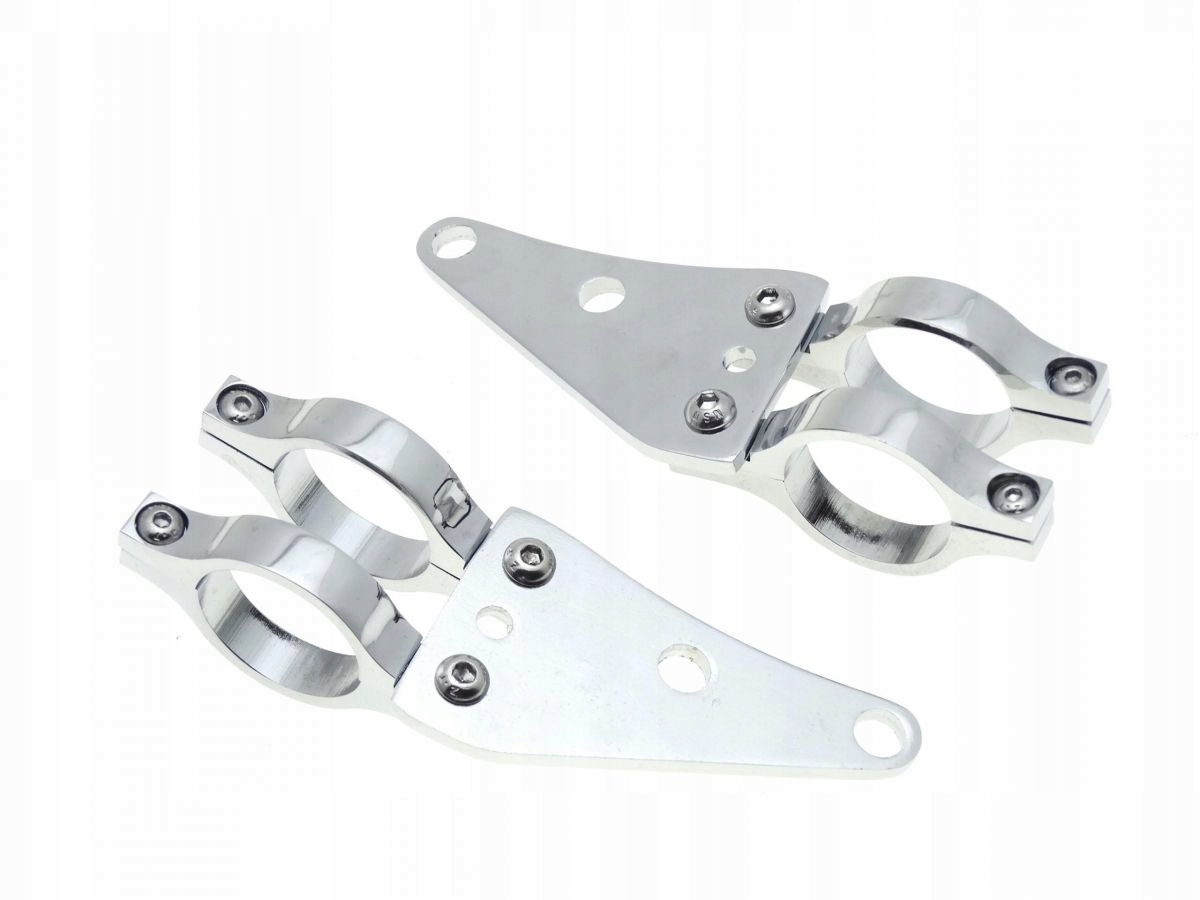 UCHWYT LAMPY PRZEDNIEJ BOCZNE CHROMOWANE 40 MM