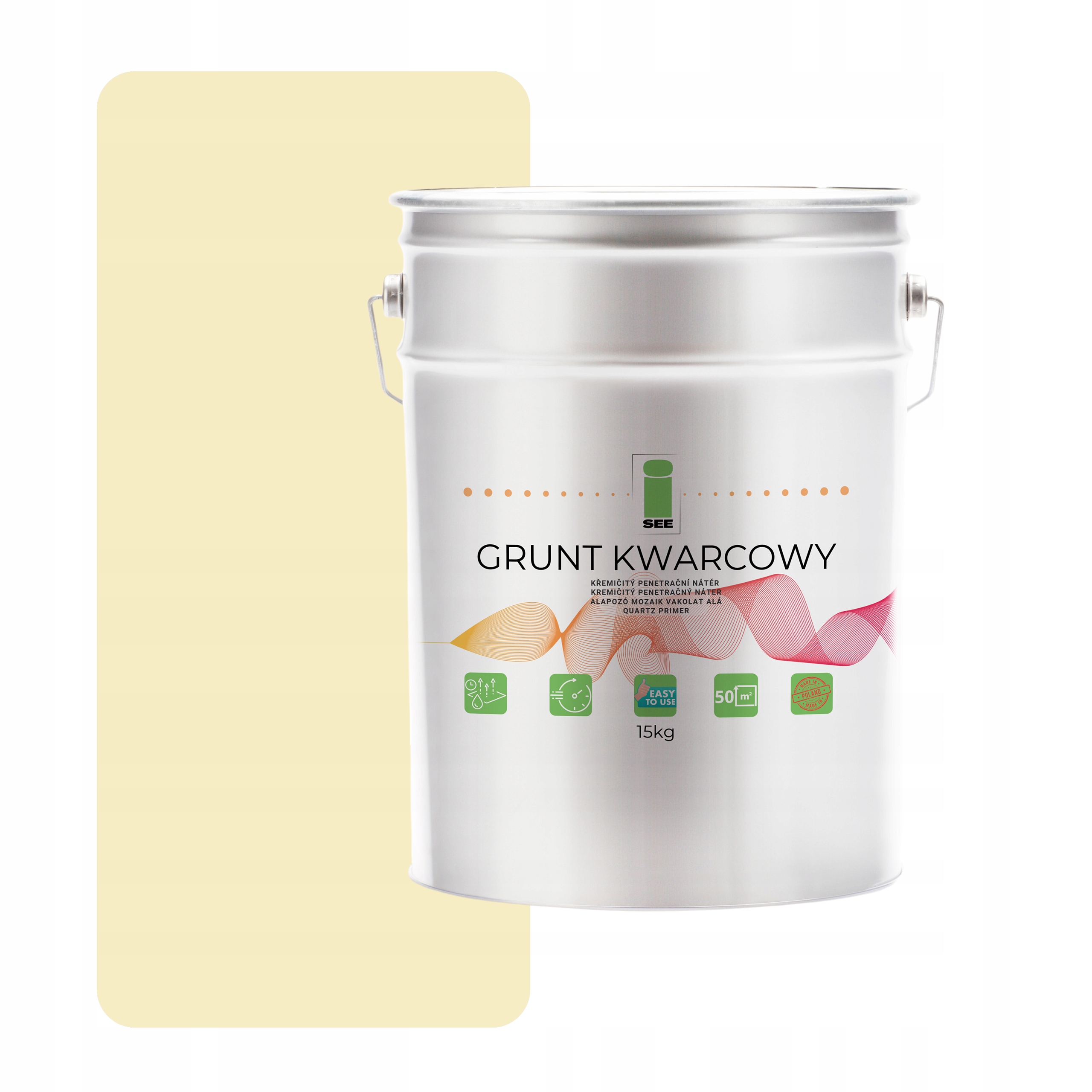 Křemenný Podklad Pod Silikonovou Omítku 15kg Žlutý Světlý F622