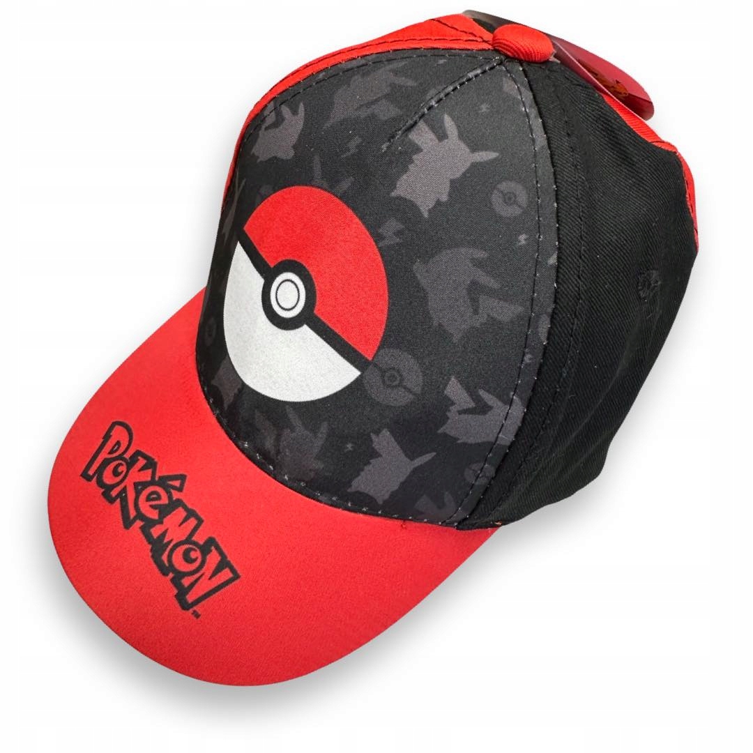 

Czapka Z Daszkiem Pokemon Chłopięca Pokeball Lato