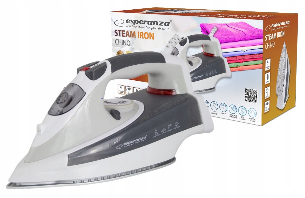 

Żelazko Parowe Stopa Ceramiczna Anti-calc 2400W